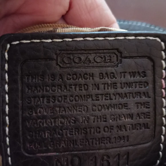 Coach Brown Leather Wristlet Clutch - Picture 10 of 10